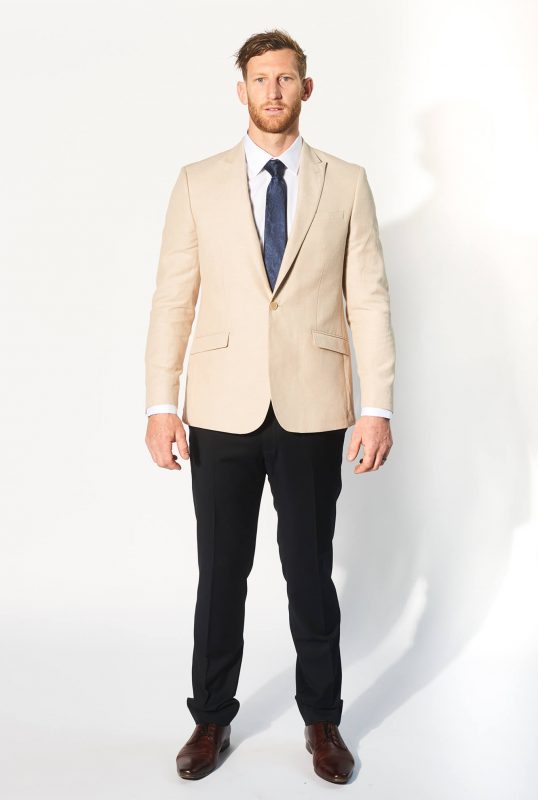 cream suit with black pants brittons formal wear