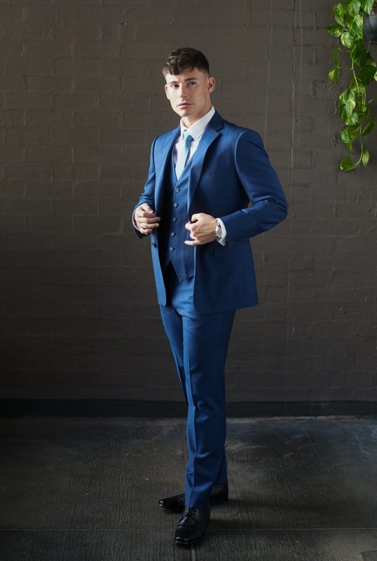 navy blue suit and pants with tie brittons formal wear