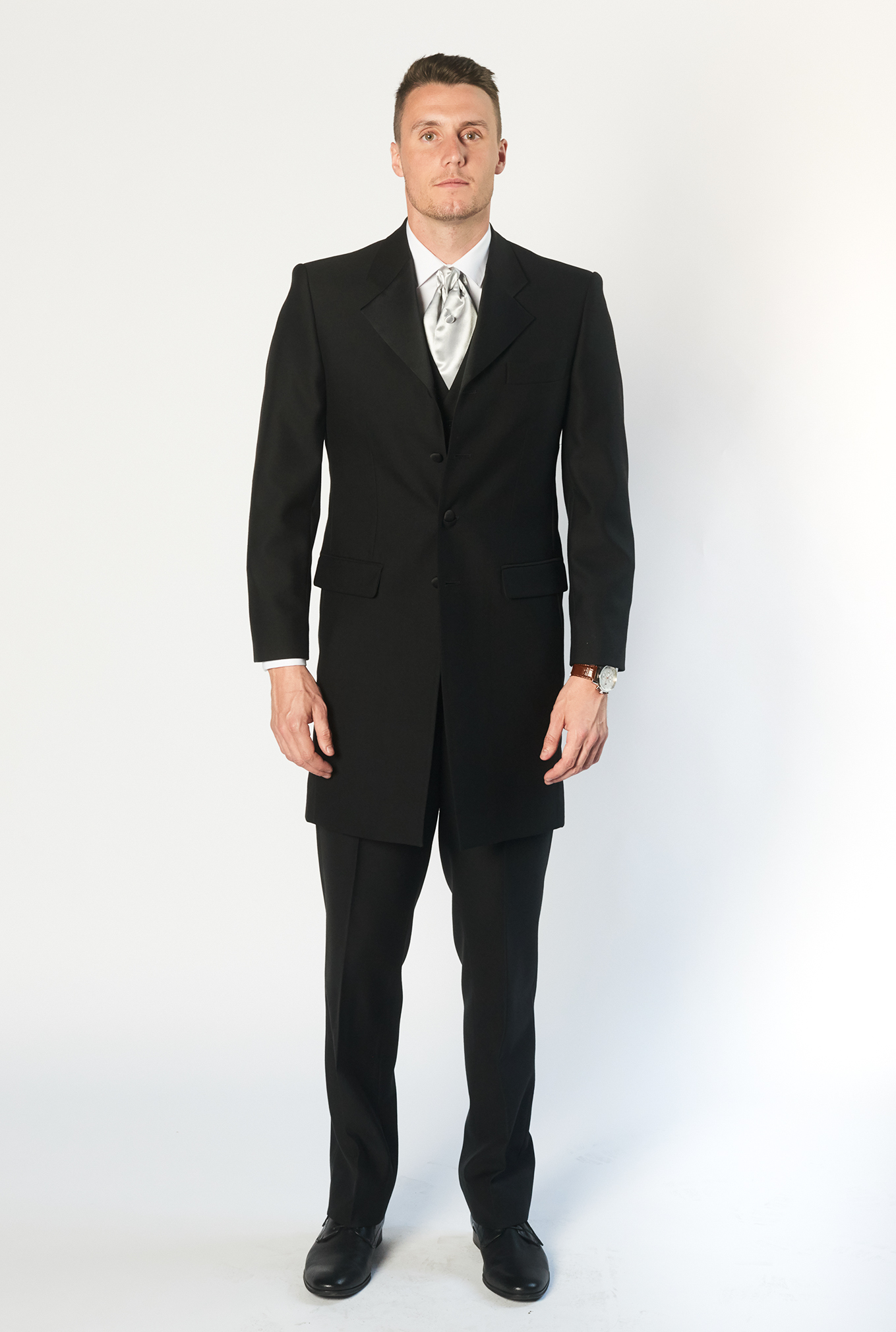 black coat and pants for hire brittons formal wear
